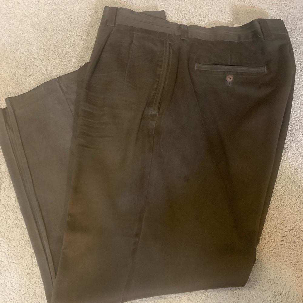 Tommy Bahama Men's Dark Brown Silk Pants 38/30